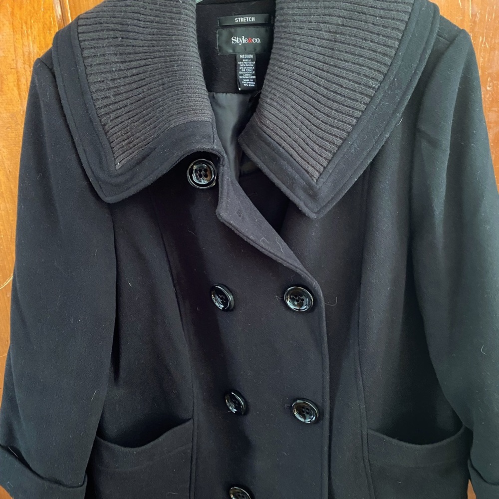 Very nice winter coat by style and company at Macy’s.